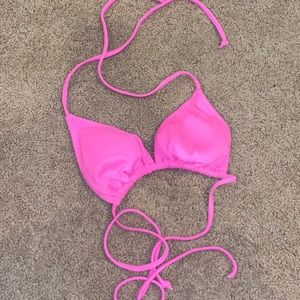 hot pink bikini top